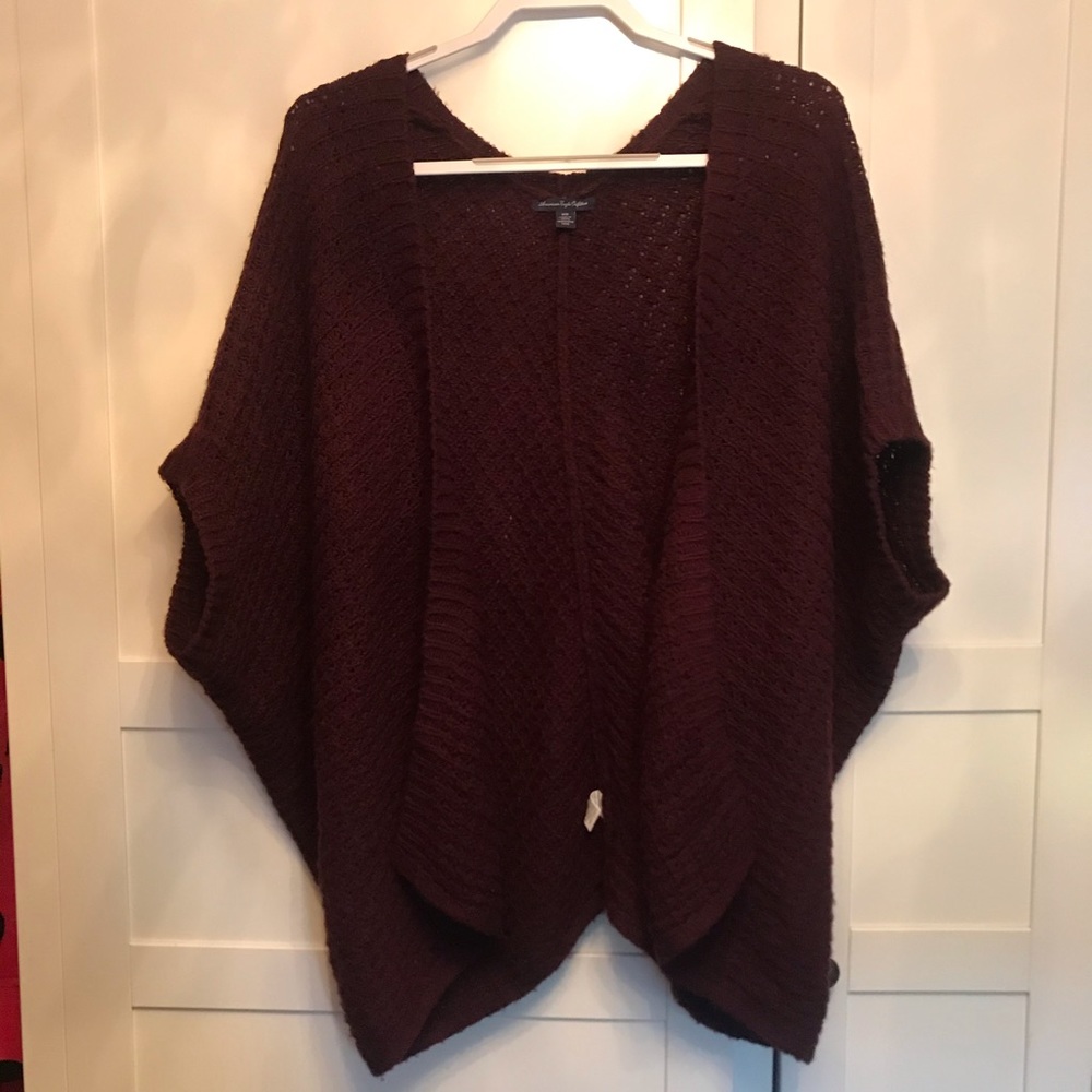 American Eagle Short Sleeve Cardigan